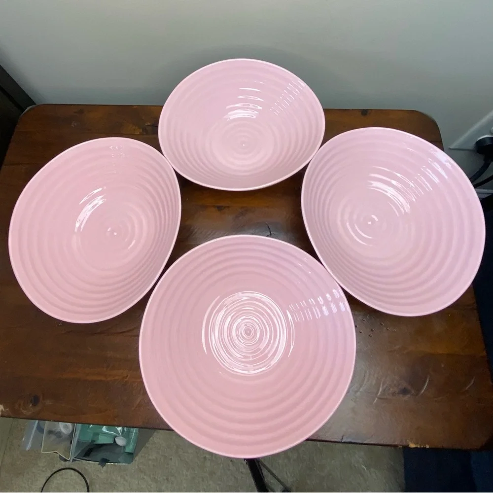 SOPHIE CONRAN Pink, Coupe Cereal Bowls set of (4)